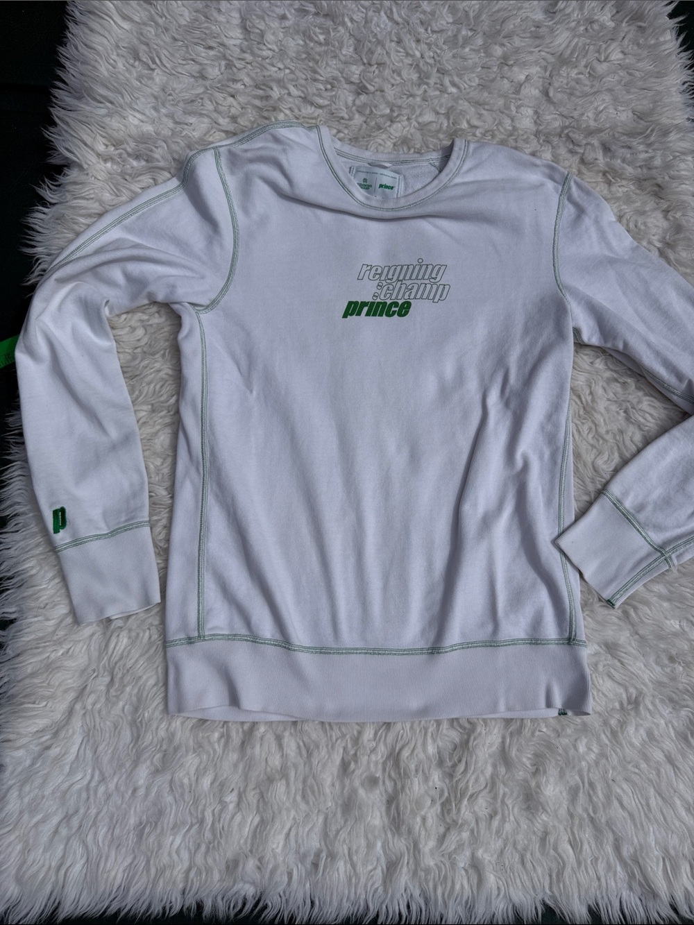 Reigning Champ X PRINCE Edition - Cotton Crewneck Sweatshirt